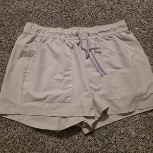 FINAL CLEARANCE PRICE Light Grey Huk Shorts